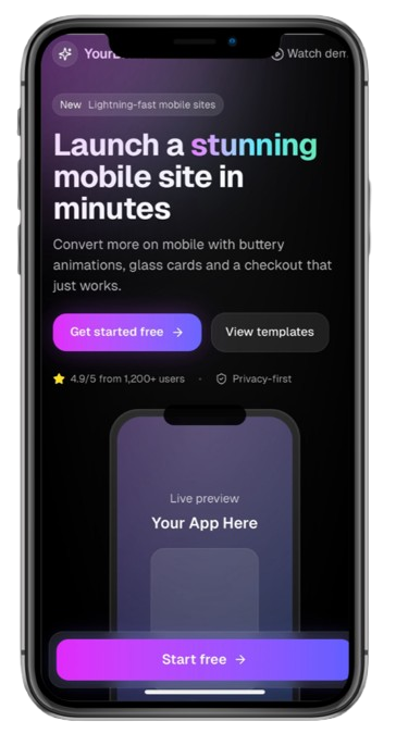 SaaS Platform Website
